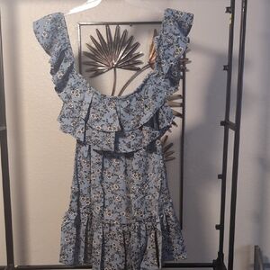 Skylar + Madison Blue Floral Dress